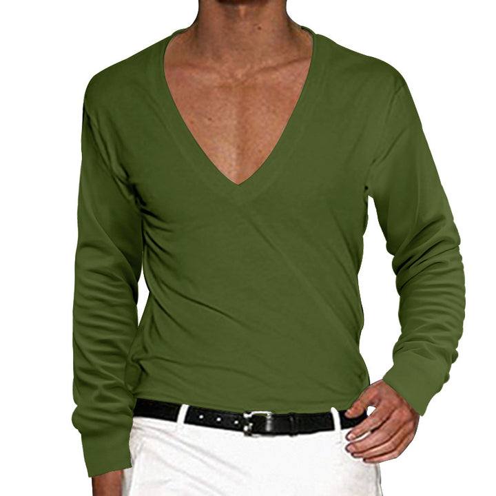 Herren V-Ausschnitt Pullover Aliams