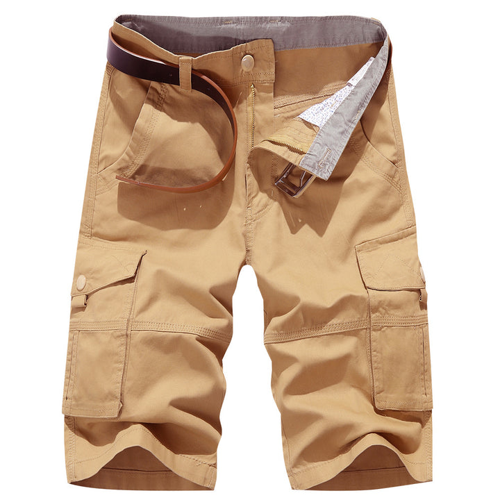 Herren Cargo-Shorts mit praktischen Multitaschen und robustem Gewebe Aliams