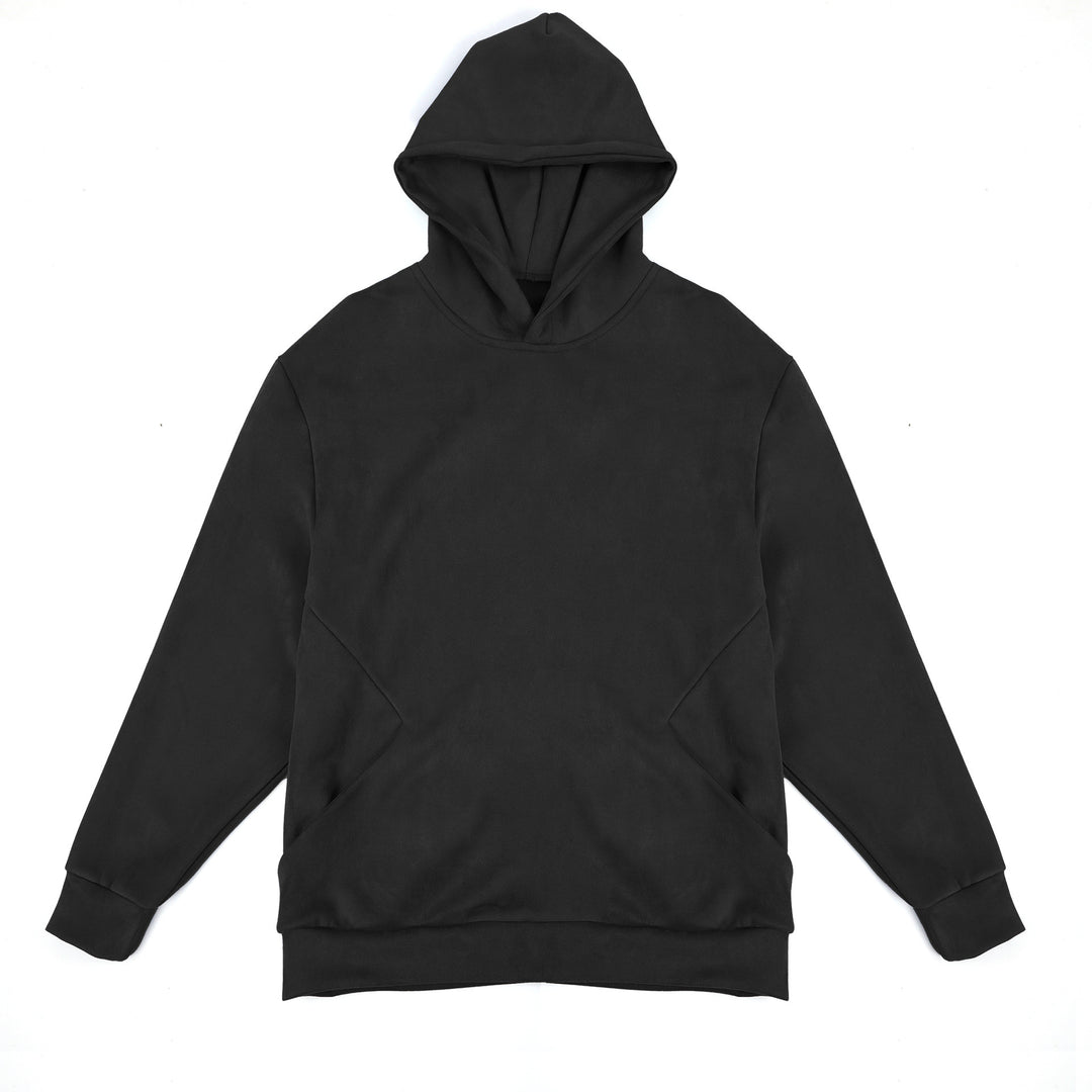 Herren Kapuzensweatshirt aus weichem Fleece-Material mit innovativen Details Aliams