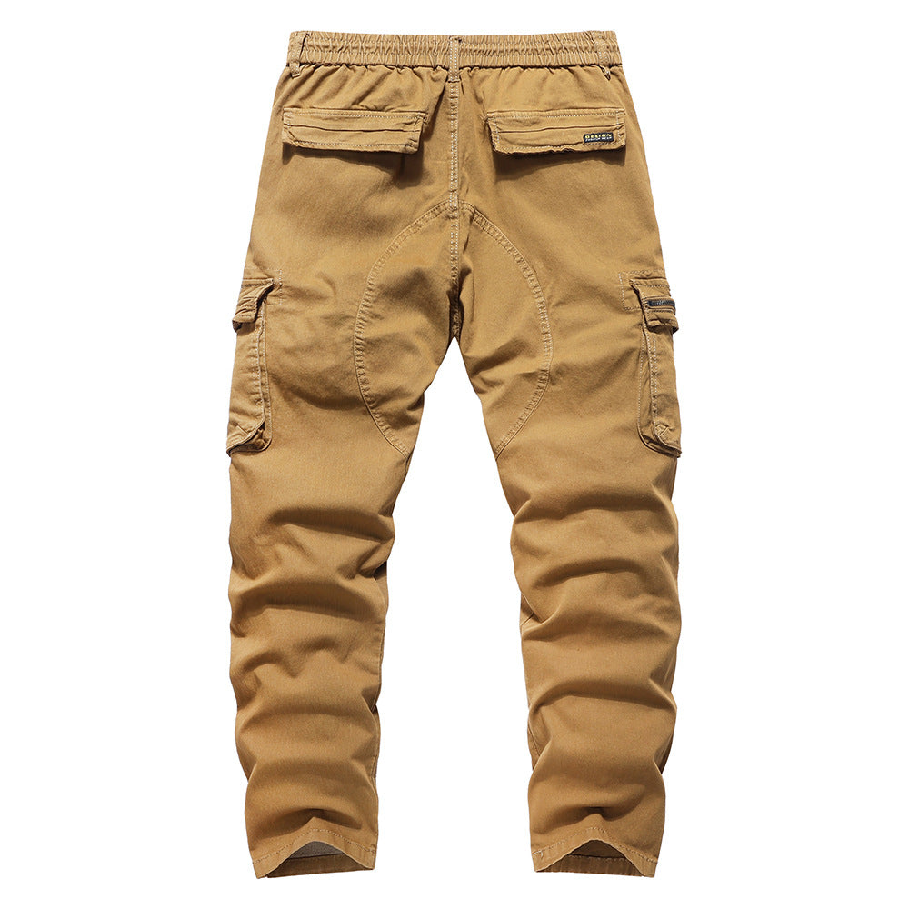 Herren Cargo-Hose mit multifunktionalen Taschen und elastischem Bund Aliams