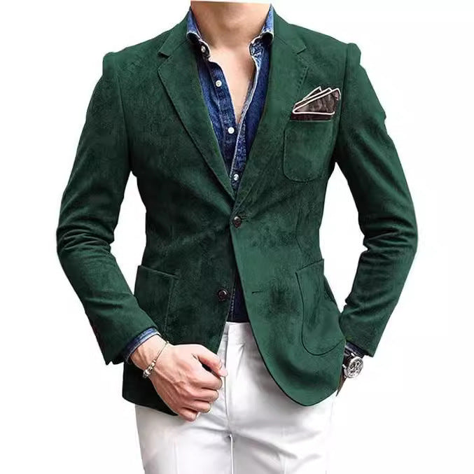 Herren Elegant strukturierter Blazer Aliams