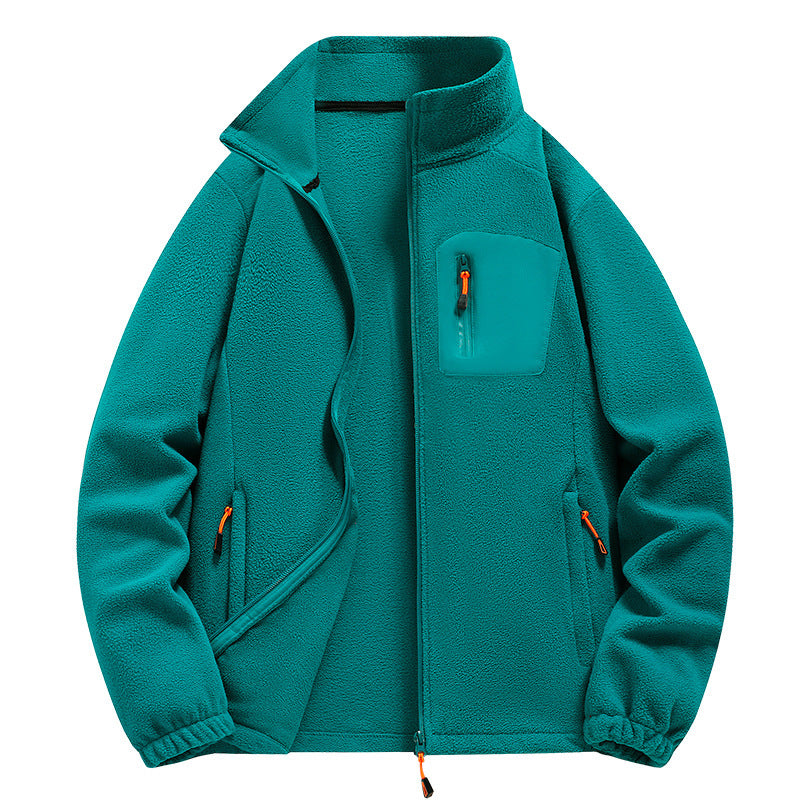 Herren Fleecejacke mit praktischen Reißverschlusstaschen Aliams