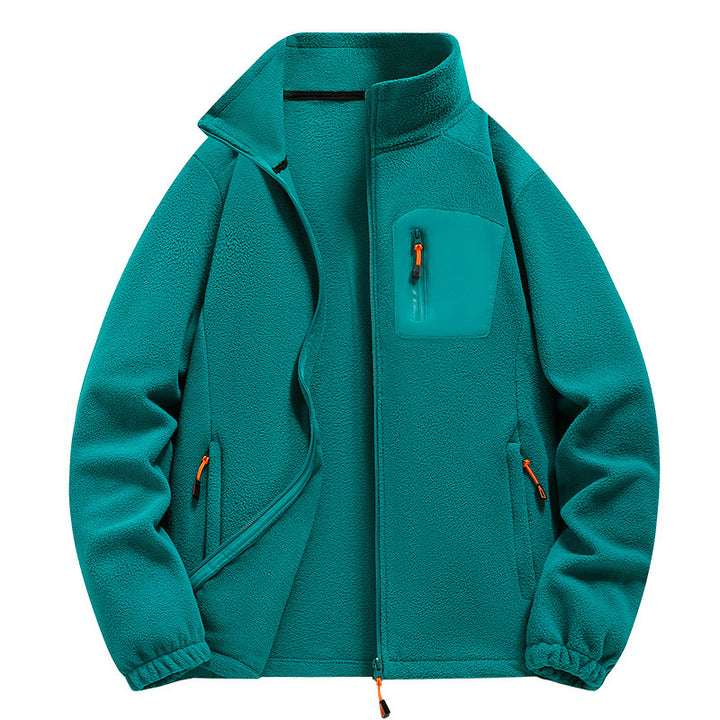 Herren Fleecejacke mit praktischen Reißverschlusstaschen Aliams