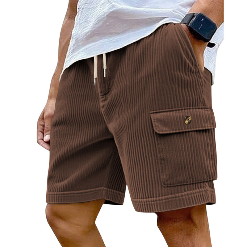 Herren Cargo-Shorts mit schmalem Schnitt und praktischen Seitentaschen Aliams