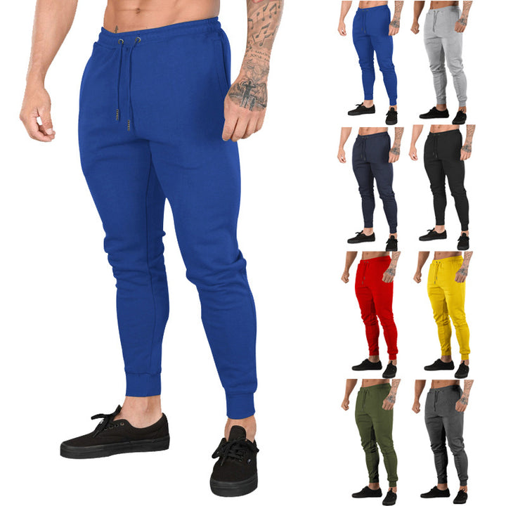 Herren Sportliche Jogginghose mit elastischem Bund und praktischen Reißverschlusstaschen Aliams