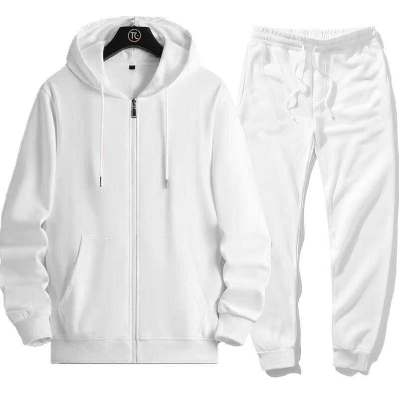 Herren sportliches Hoodie- und Jogginganzug-Set Aliams