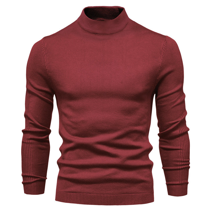Herren Rollkragenpullover aus weichem Strickstoff Aliams