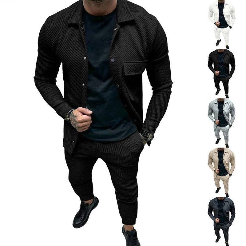 Herren Freizeitanzug mit strukturiertem Design und stilvollen Details Aliams