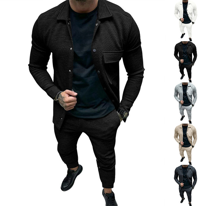 Herren Freizeitanzug mit strukturiertem Design und stilvollen Details Aliams