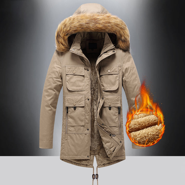 Herren isolierte Parkajacke Aliams