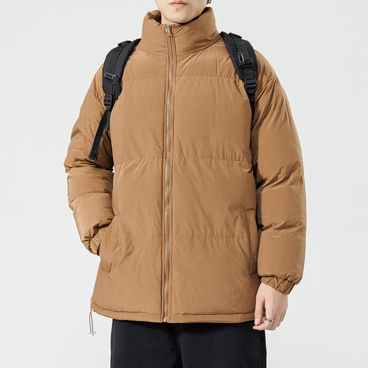 Herren gesteppte Funktionsjacke mit hohem Kragen und isolierendem Innenfutter Aliams