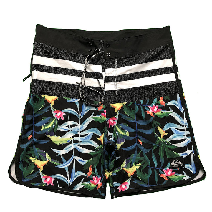 Herren Badeshorts mit modischem Floral-Design und schnelltrocknendem Material Aliams