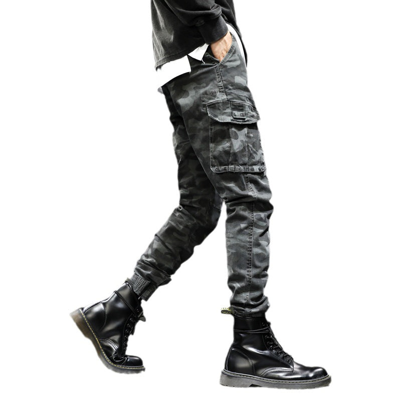 Herren Cargohose mit praktischen Taschen und elastischem Bündchen Aliams