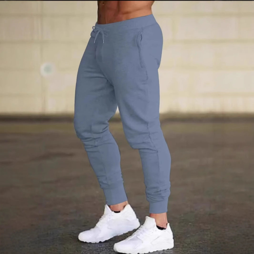 Herren sportliche Slim-Fit Jogginghose Aliams