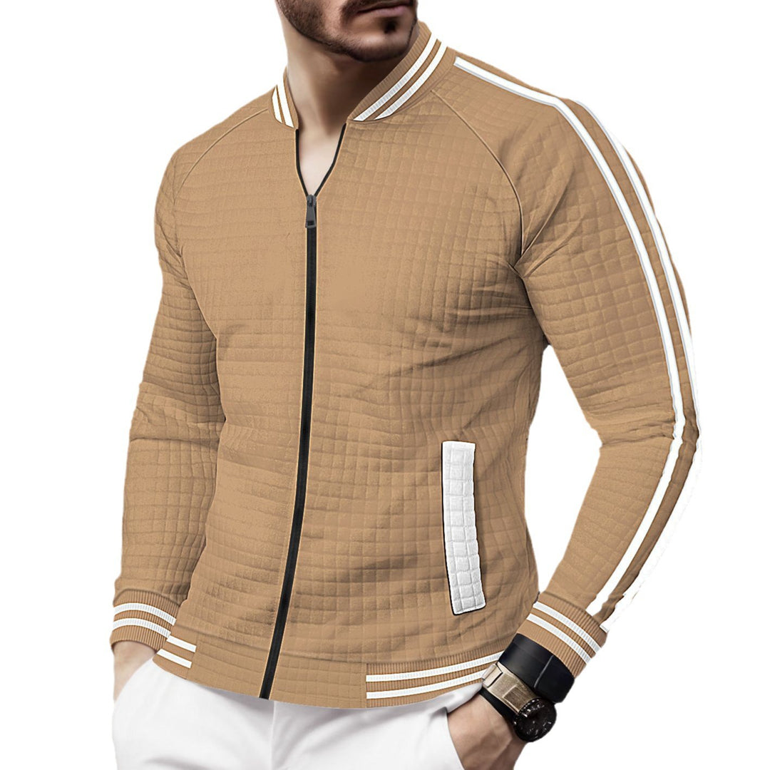 Herren Steppjacke mit sportlichen Streifen Aliams