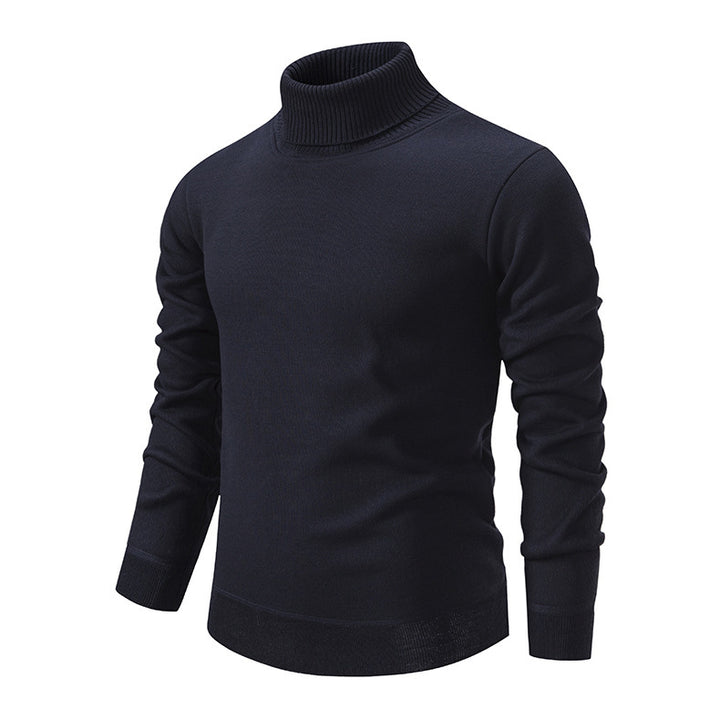 Herren Rollkragenpullover aus weichem Strick mit strukturiertem Design Aliams