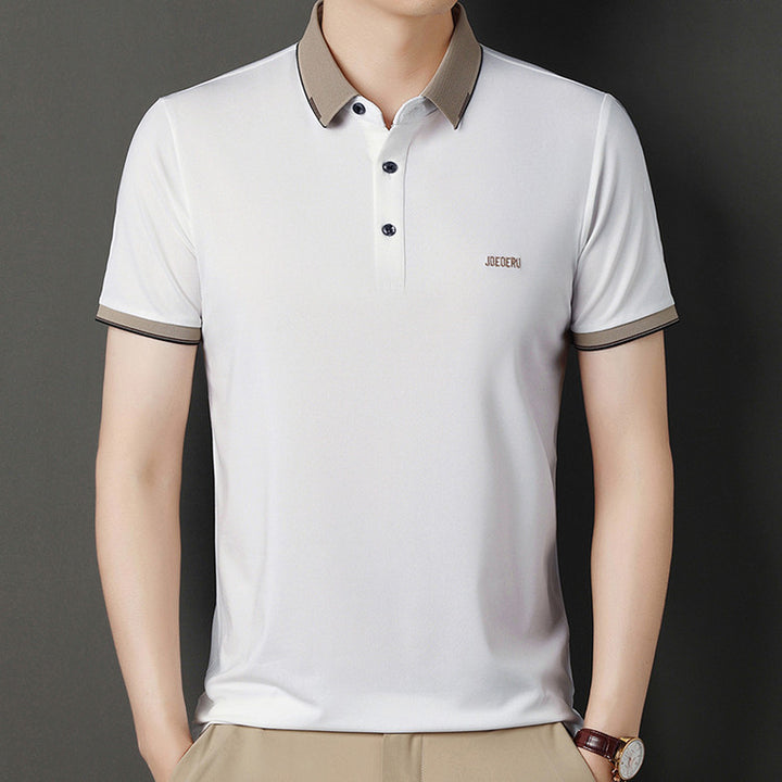 Herren sportliches Polo-Shirt mit modischem Kragen Aliams