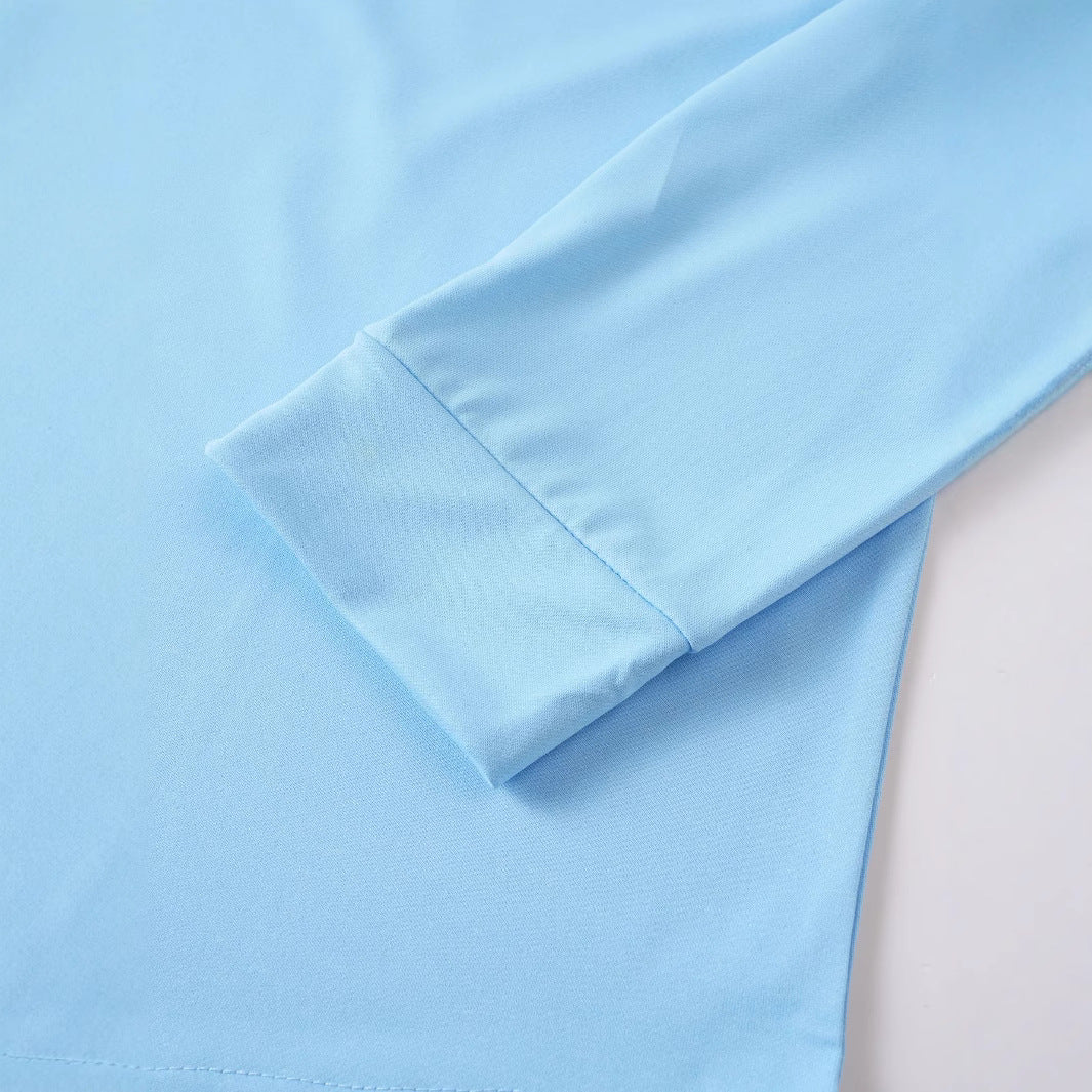 Herren Sportliches Langarmshirt mit halblangem Reißverschluss Aliams