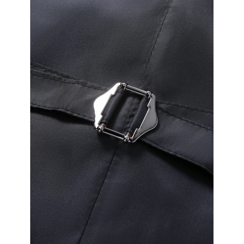 Herren Glamouröse Satinweste Aliams