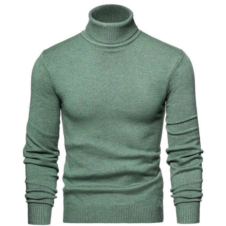 Herren eleganter Rollkragenpullover aus feiner Merinowolle Aliams