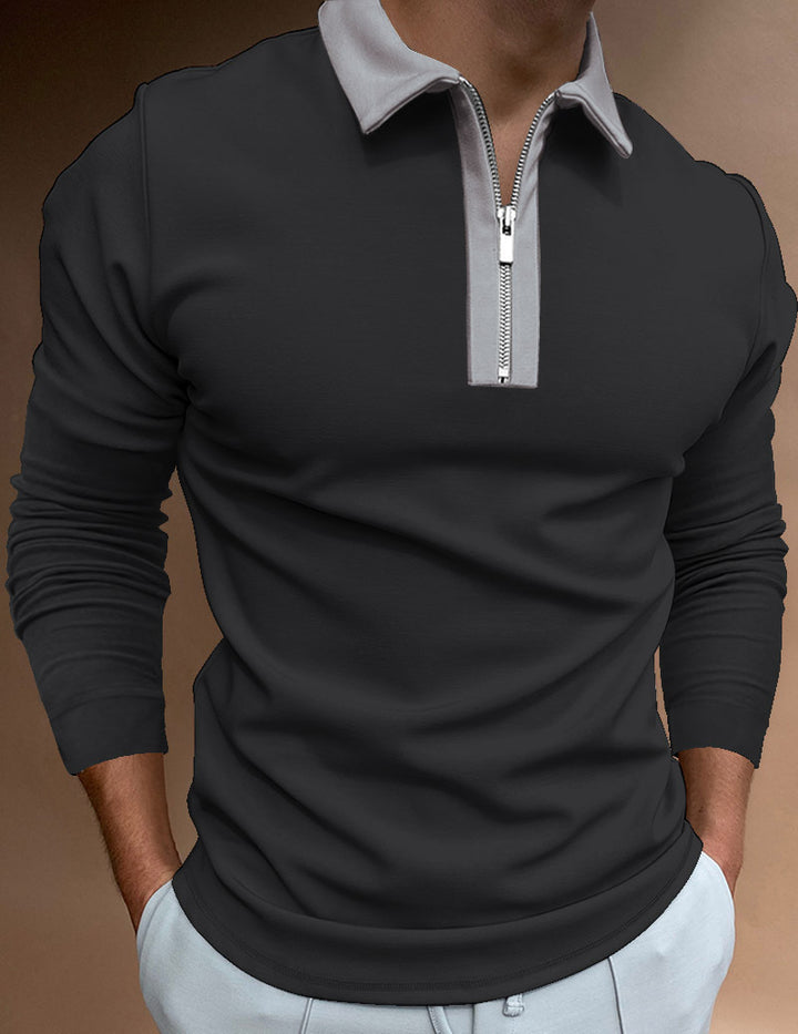 Herren Sportpullover mit stylischem Stehkragen Aliams