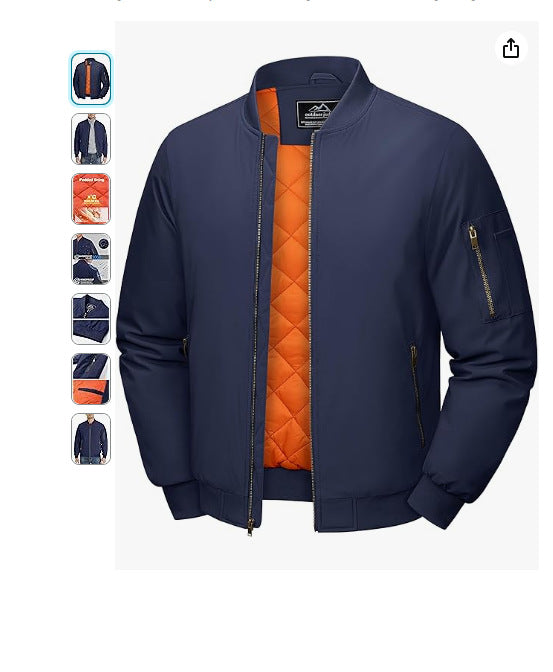 Herren bomber Jacke Aliams