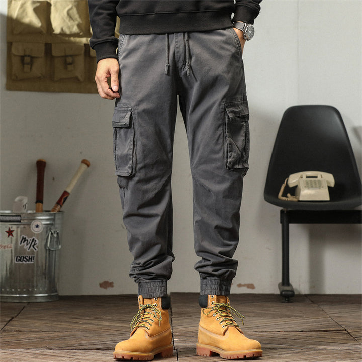 Herren Cargo-Jogginghose mit elastischem Bund und praktischen Seitentaschen Aliams