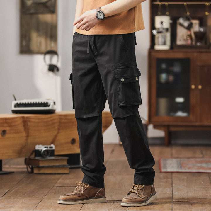 Herren Cargo-Hose mit multifunktionalen Taschen und elastischem Bund Aliams 1758210621