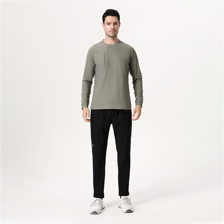 Herren Funktionsshirt mit praktischem Reißverschluss und innovativem Belüftungssystem Aliams