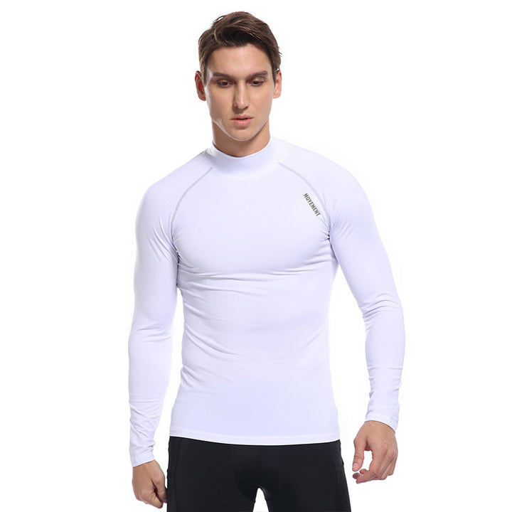 Herren Funktionales Langarmshirt mit hohem Kragen Aliams