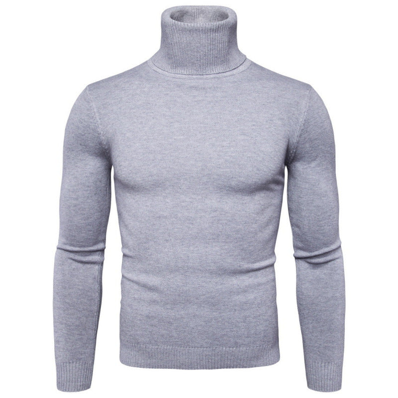 Herren Rollkragenpullover aus hochwertiger Baumwollmischung Aliams