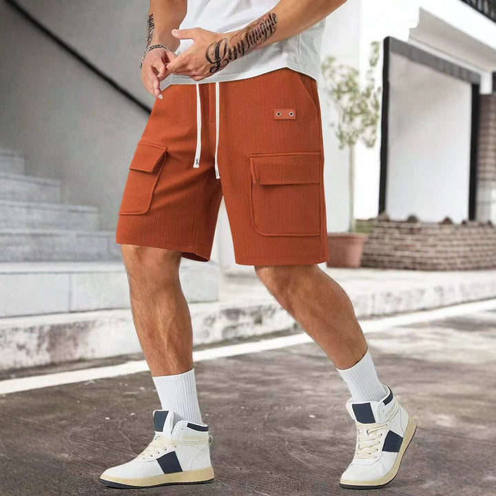 Herren Cargo-Shorts mit praktischen Taschen und atmungsaktivem Gewebe Aliams