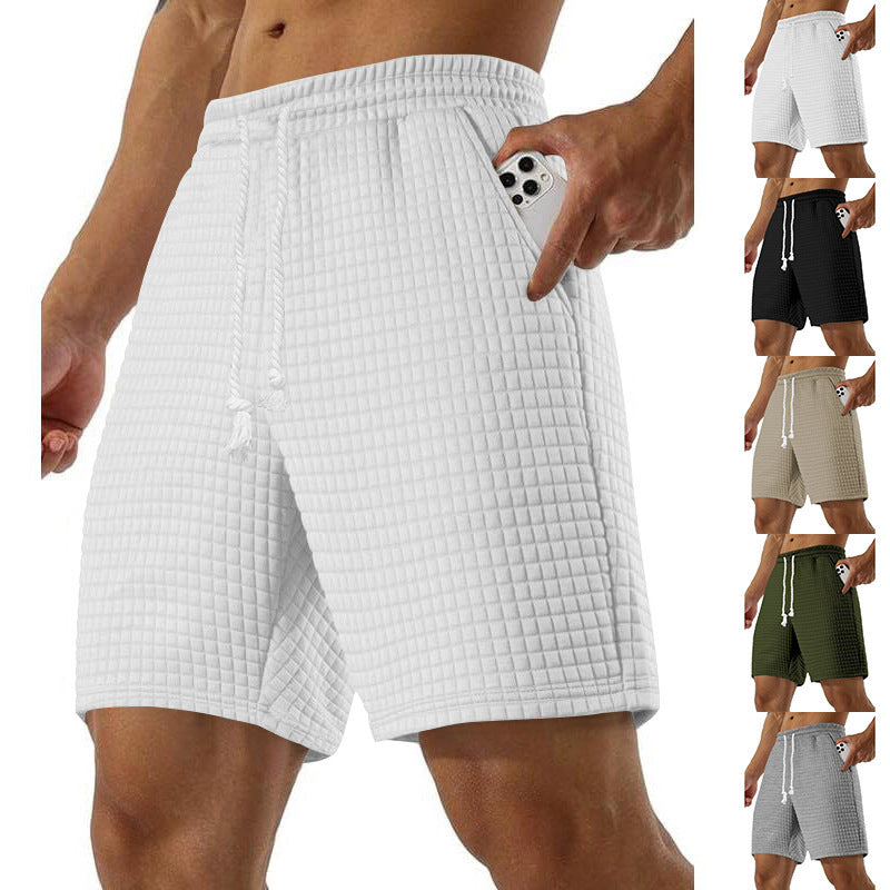 Herren komfortable Shorts aus atmungsaktivem Material mit seitlichen Taschen Aliams