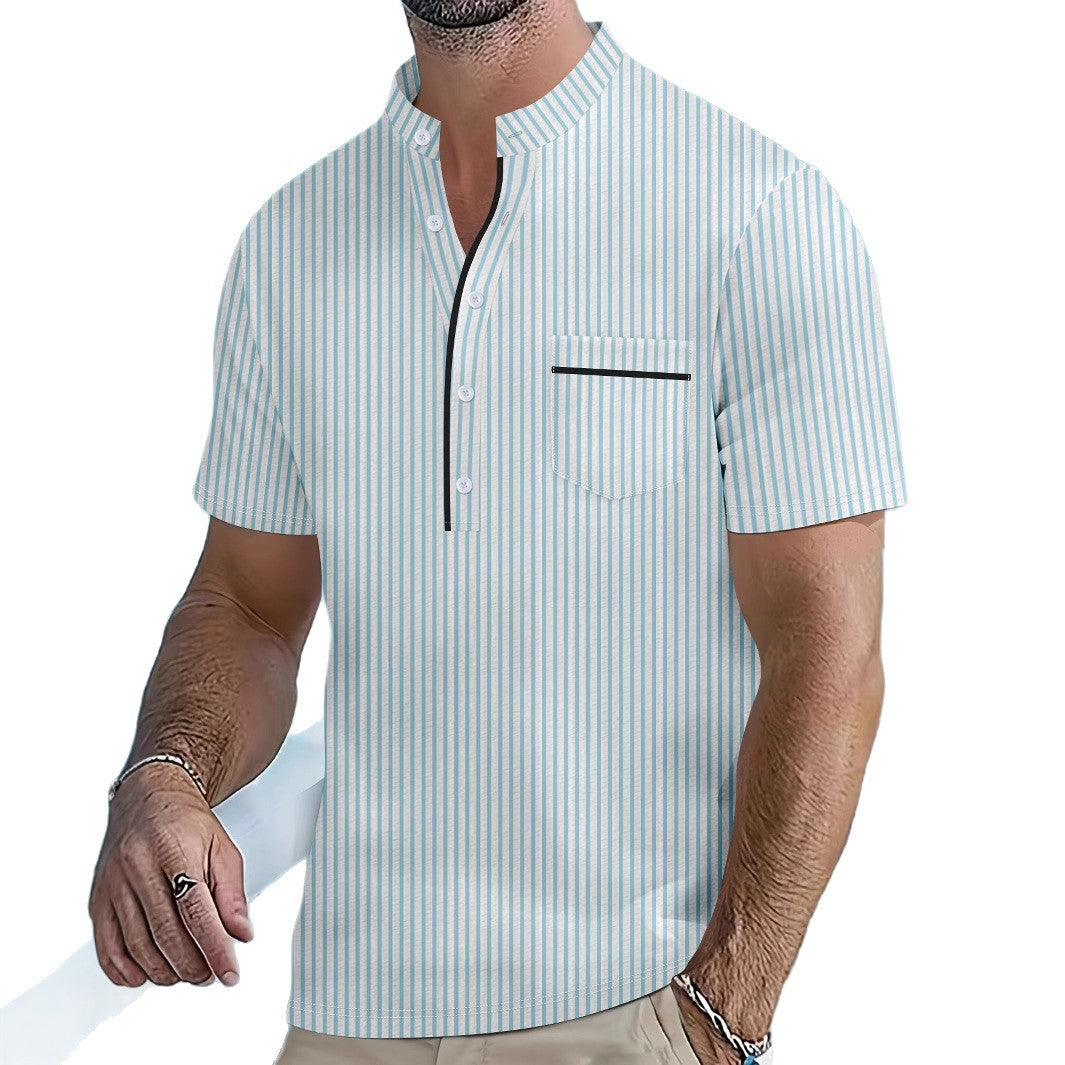 Herren Kurzarm Hemd Aliams