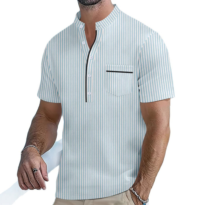 Herren Kurzarm Hemd Aliams