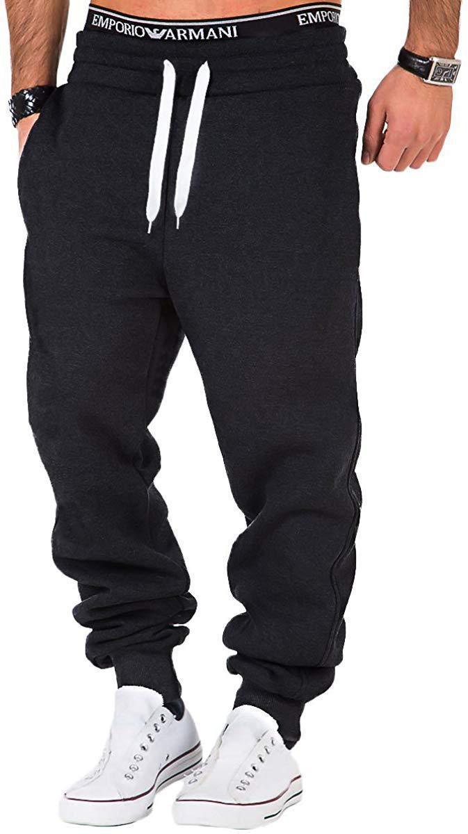 Herren Bequeme Sweatpants mit modernem Schnitt und elastischem Bund Aliams