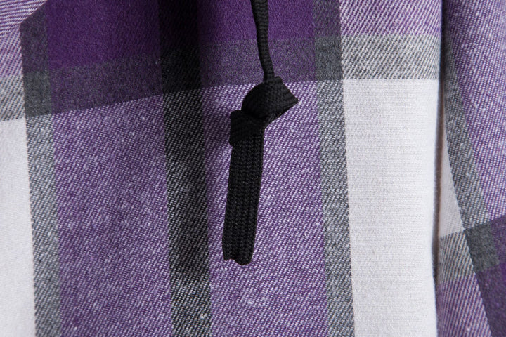 Herren Flanellhemd mit Kapuze und modernem Karomuster Aliams