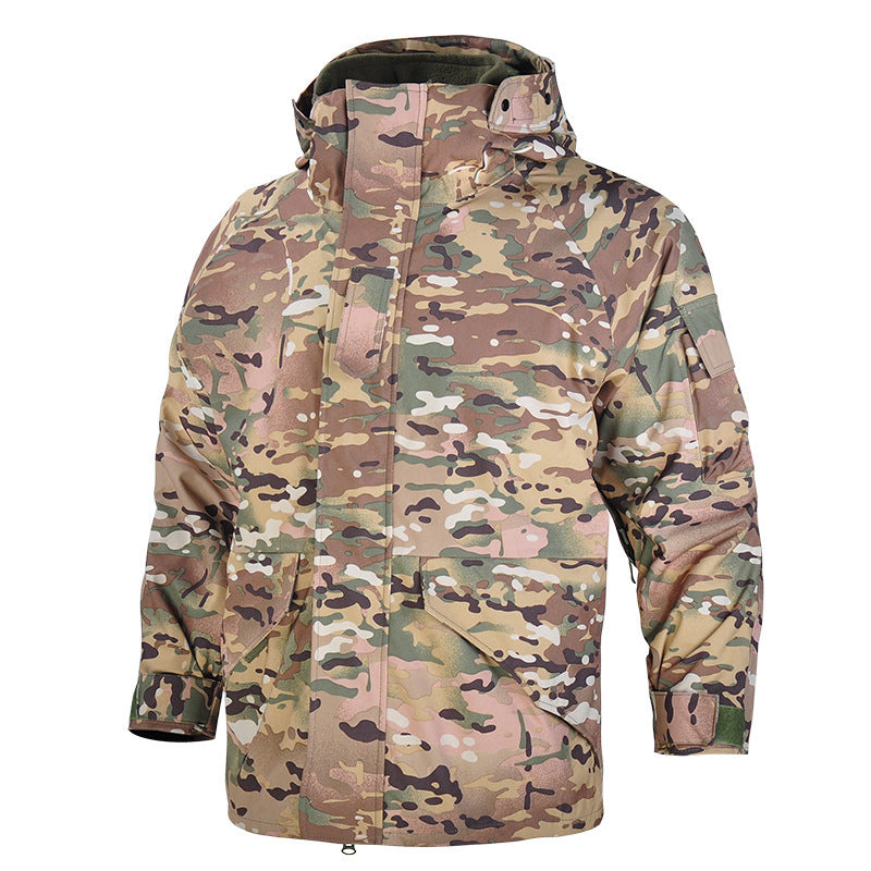 Herren wetterfeste Camouflage-Jacke Aliams