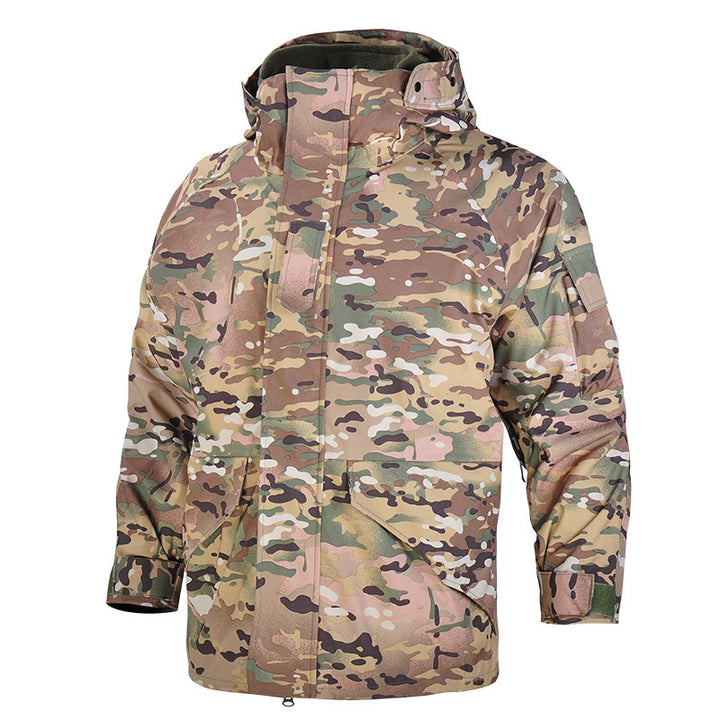 Herren wetterfeste Camouflage-Jacke Aliams
