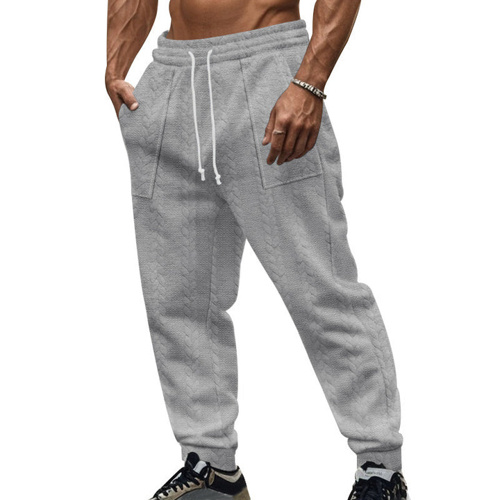 Herren stylische lockere Jogginghose mit seitlichen Taschen Aliams