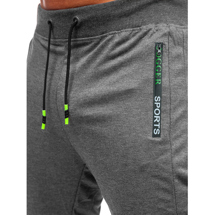 Herren Sportliche Freizeithose mit seitlichen Reißverschlusstaschen Aliams