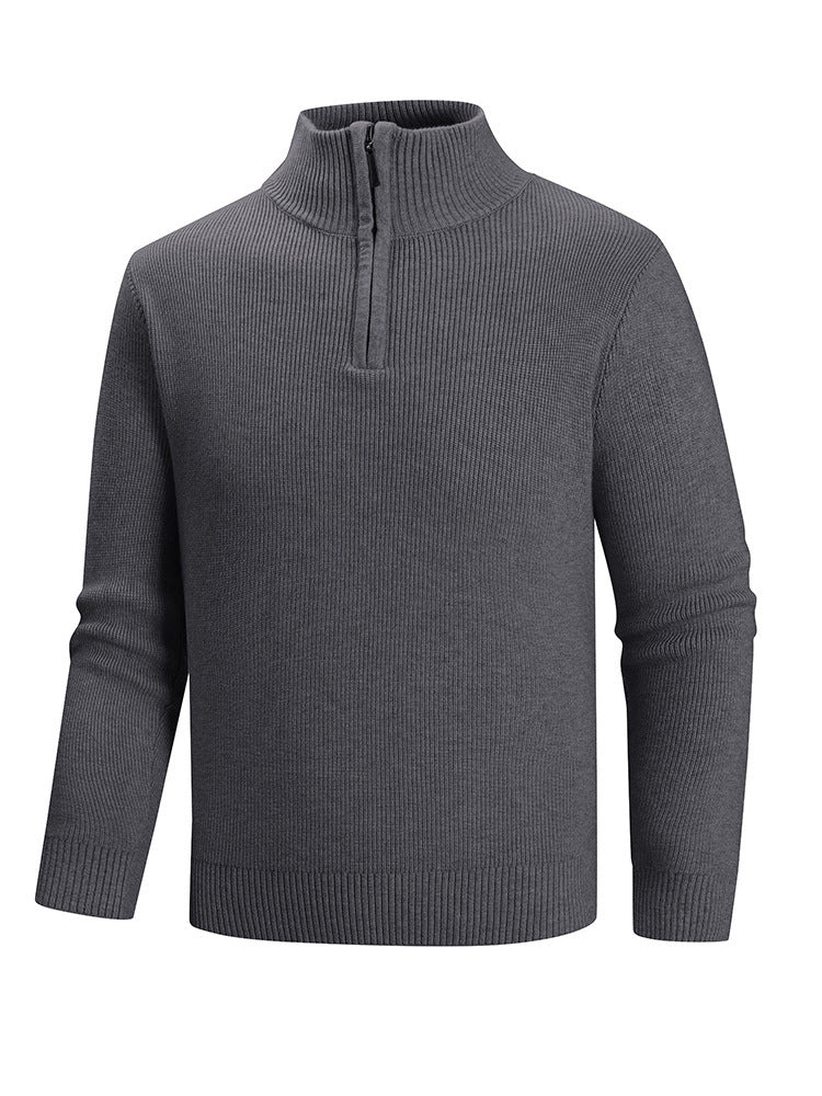 Herren Strickpullover mit hohem Kragen Aliams