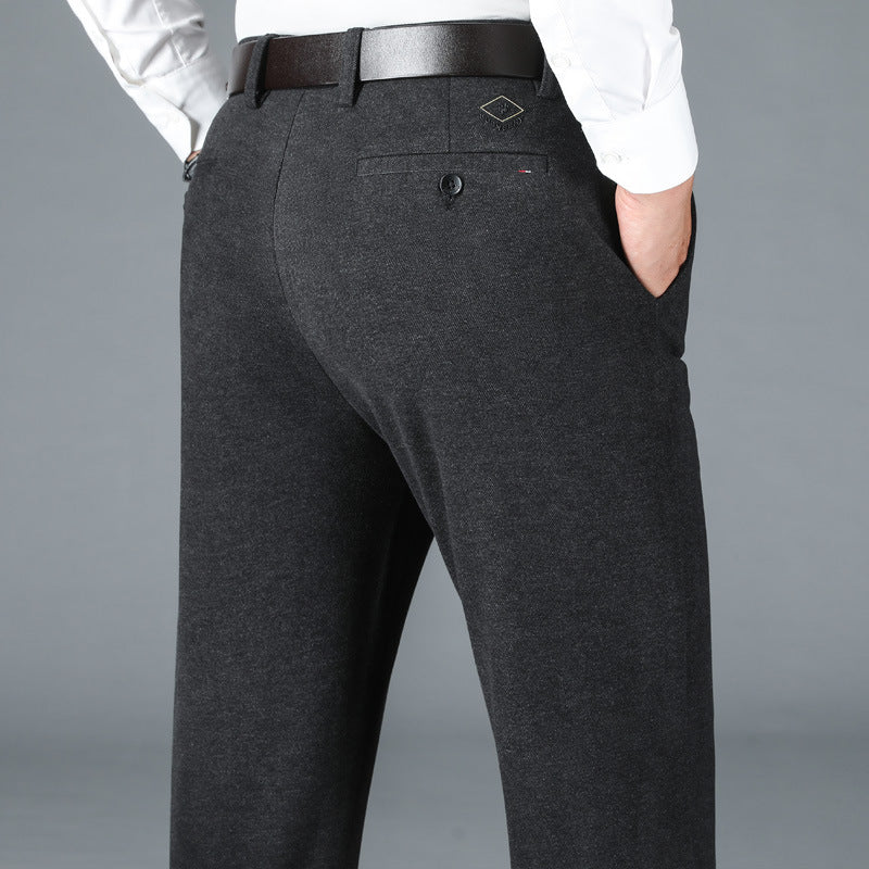Herren Elegante Business-Hose aus feiner Baumwolle Aliams