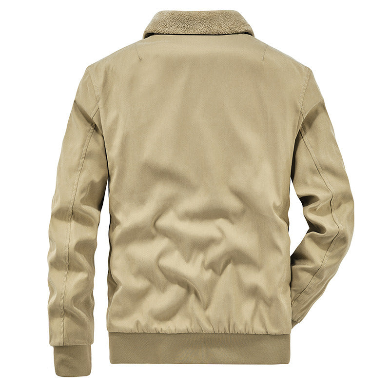 Herren Übergangsjacke mit wärmendem Sherpa-Futter Aliams