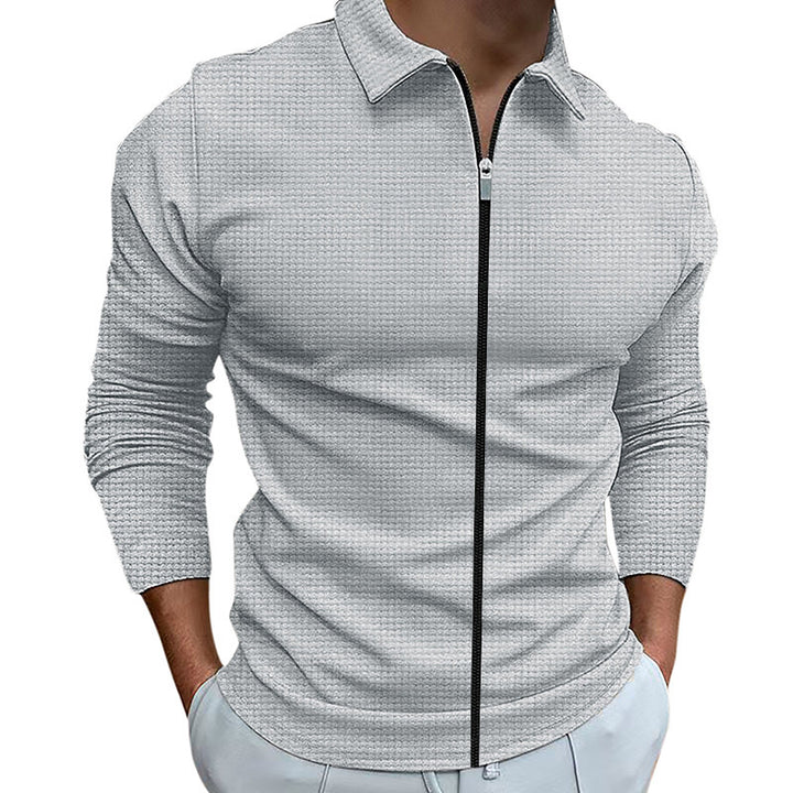 Herren sportliches Langarmshirt im modernen Design Aliams