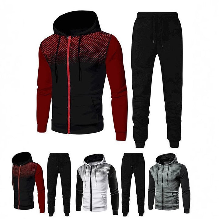 Herren Sportliches Hoodie und Jogginghose Set Aliams