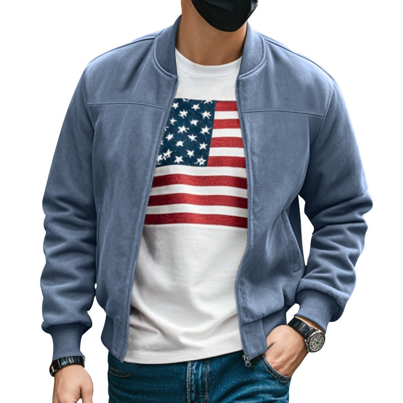 Herren sportliche Bomberjacke mit atmungsaktiven Eigenschaften und stylischem Schnitt Aliams