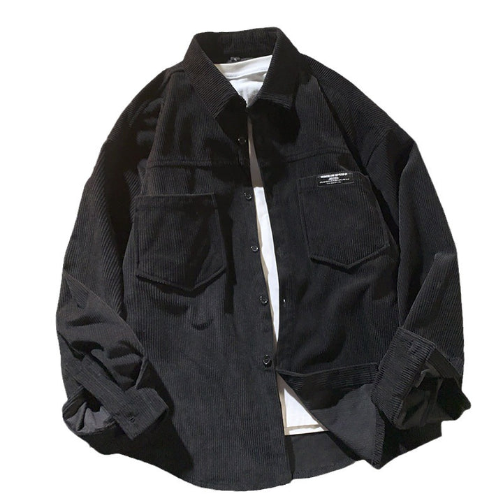 Herren Kordjacke mit modischem Schnitt und praktischen Brusttaschen Aliams