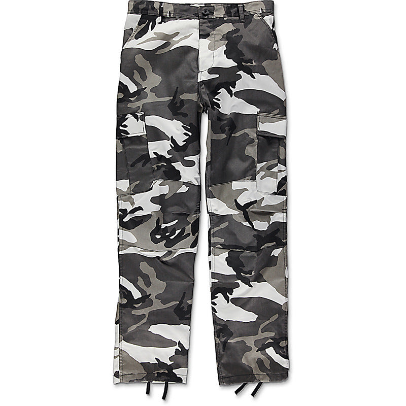 Herren Cargohose mit funktionalen Taschen und modernem Camouflage-Design Aliams