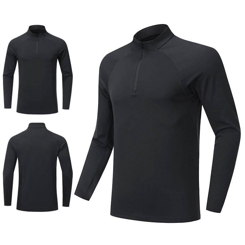 Herren Funktionslangarmshirt mit Reißverschluss Aliams